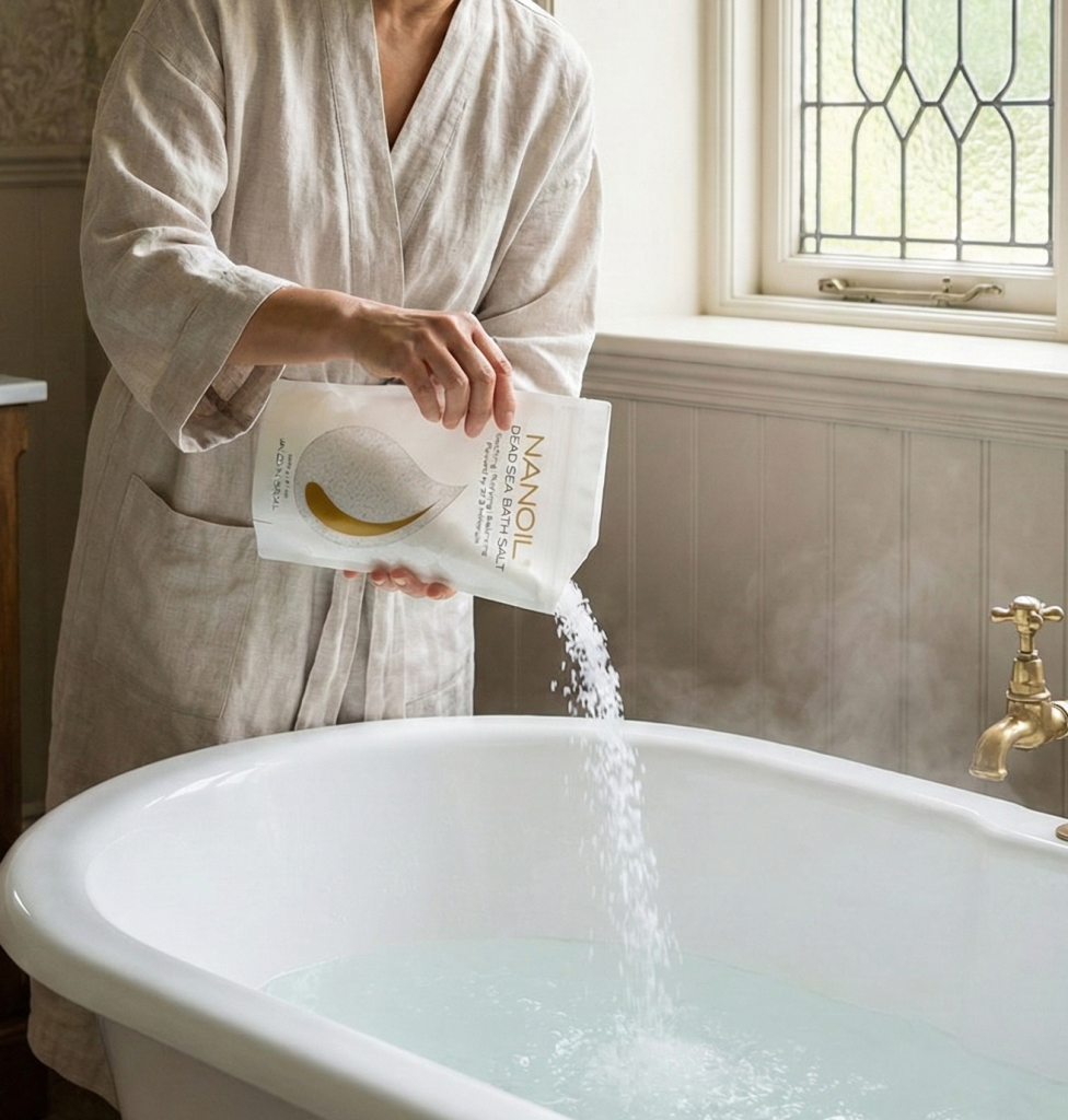 kylpysuola jaloille nanoil